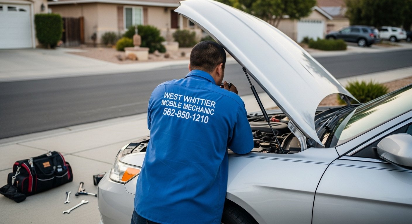 Mobile Mechanic vs Repair Shop in West Whittier-Los Nietos